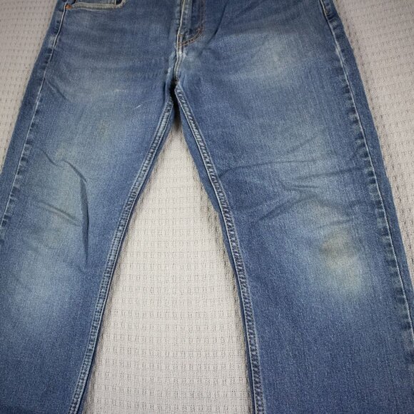 Levi's 514 Straight Denim Jeans 34x32 - Picture 3 of 8